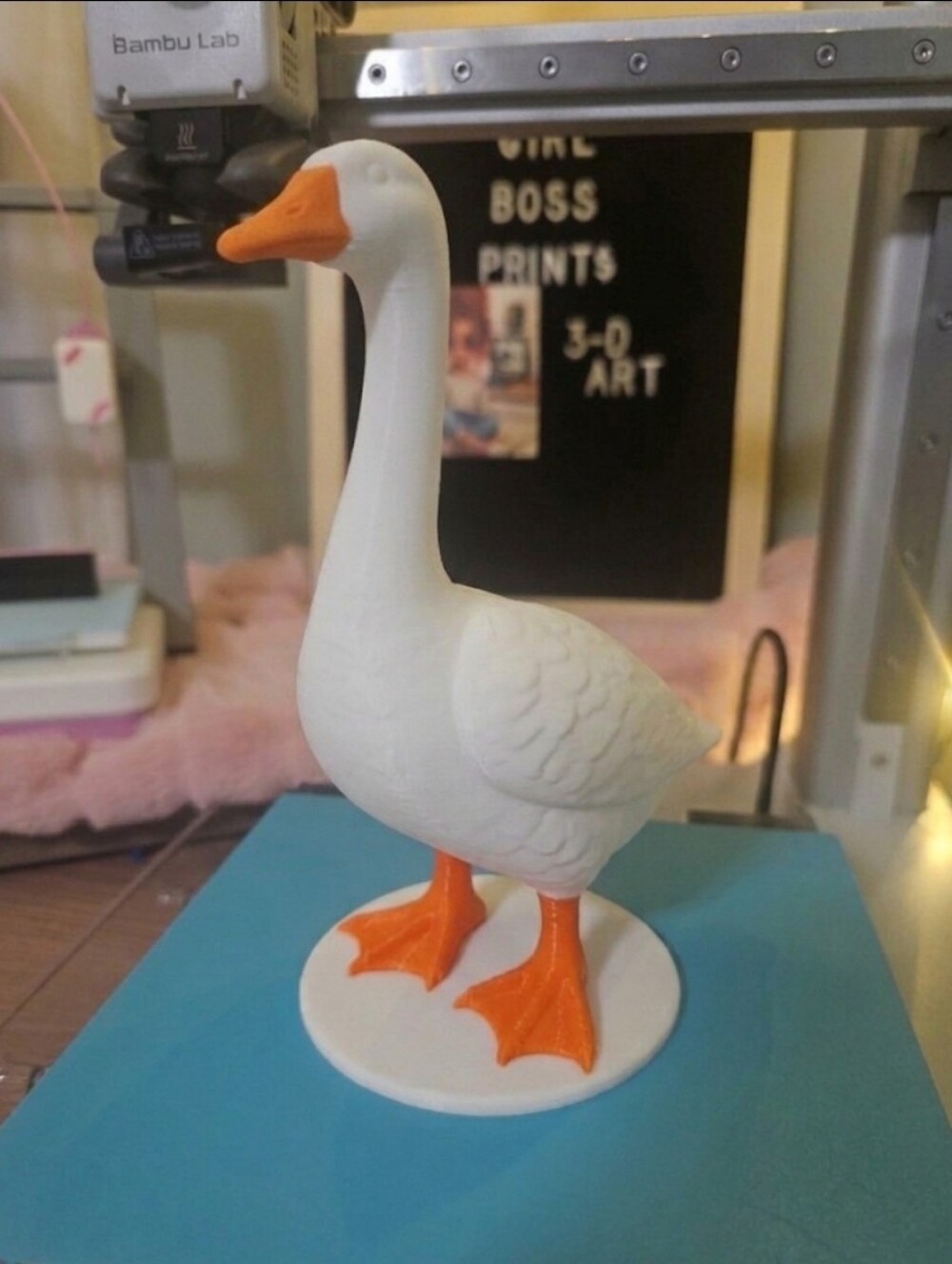 3D Printed Desk Goose 7 Inch - Picture 2 of 2